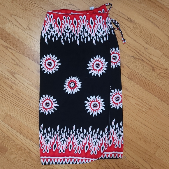 Vintage 90's Elegance Wrap Skirt - Picture 6 of 12